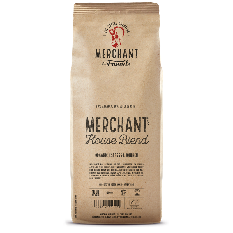 Merchant & Friends Merchants Hous Blend Organic Espresso - Produktbild