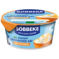 Bio Joghurt griechischer Art auf  Orange 10% Fett - Produktbild