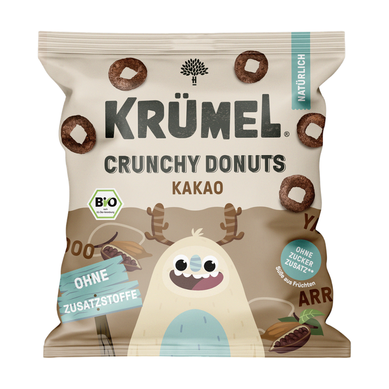 Krümel Krümel Bio Crunchy Donuts Kakao - Produktbild