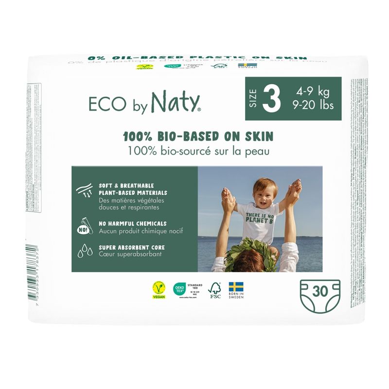 Naty Eco by Naty Windeln Gr. 3 (4-9 kg), 30 St - Produktbild