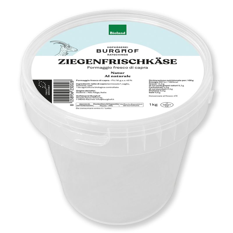 Hofkäserei Burghof  Caprima Ziegenfrischkäse Natur - Produktbild