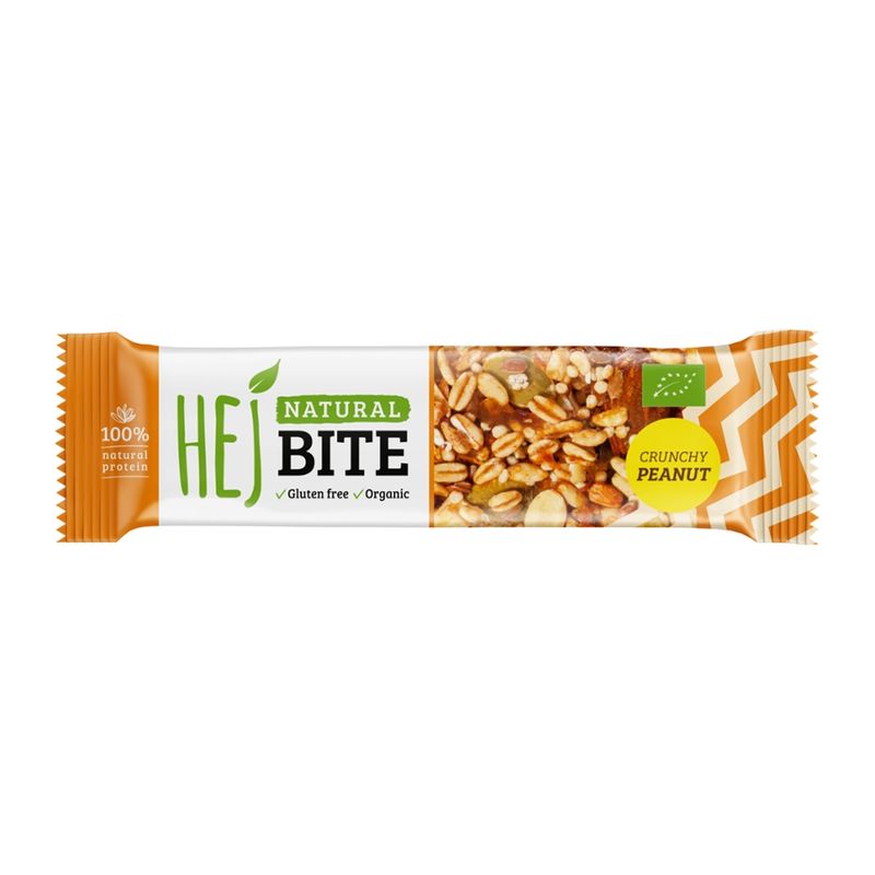 HEJ Natural HEJ Bite Cruchy Peanut, glutenfrei, vegan - Produktbild