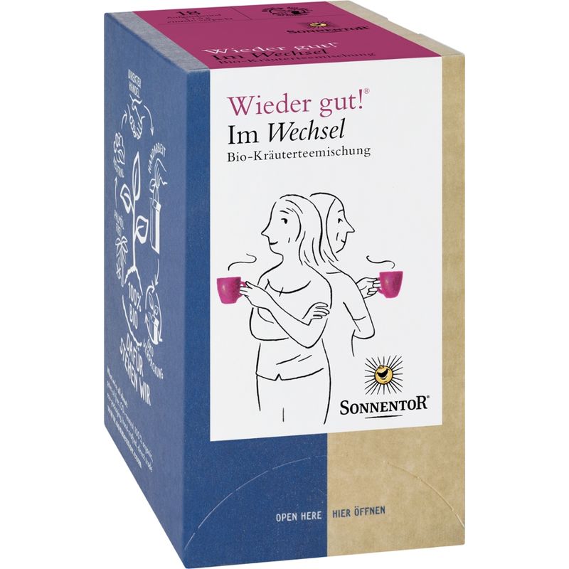 Sonnentor Im Wechsel Tee Wieder gut!®, Doppelkammerbeutel - Produktbild