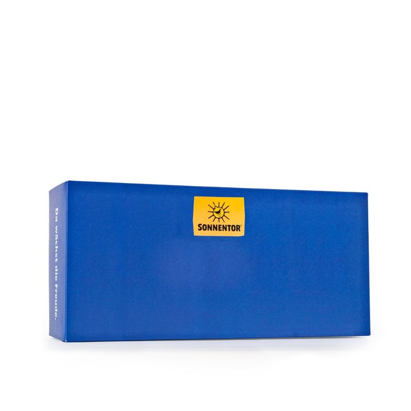 Sonnentor Geschenkkarton leer neutral, rechteckig 31x14x6 cm (blau) - Produktbild