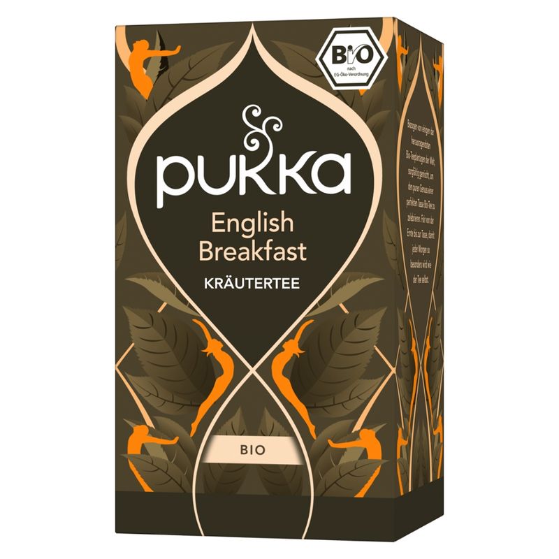 Pukka Pukka Bio-Schwarztee English Breakfast,  mit 20 Teebeuteln - Produktbild