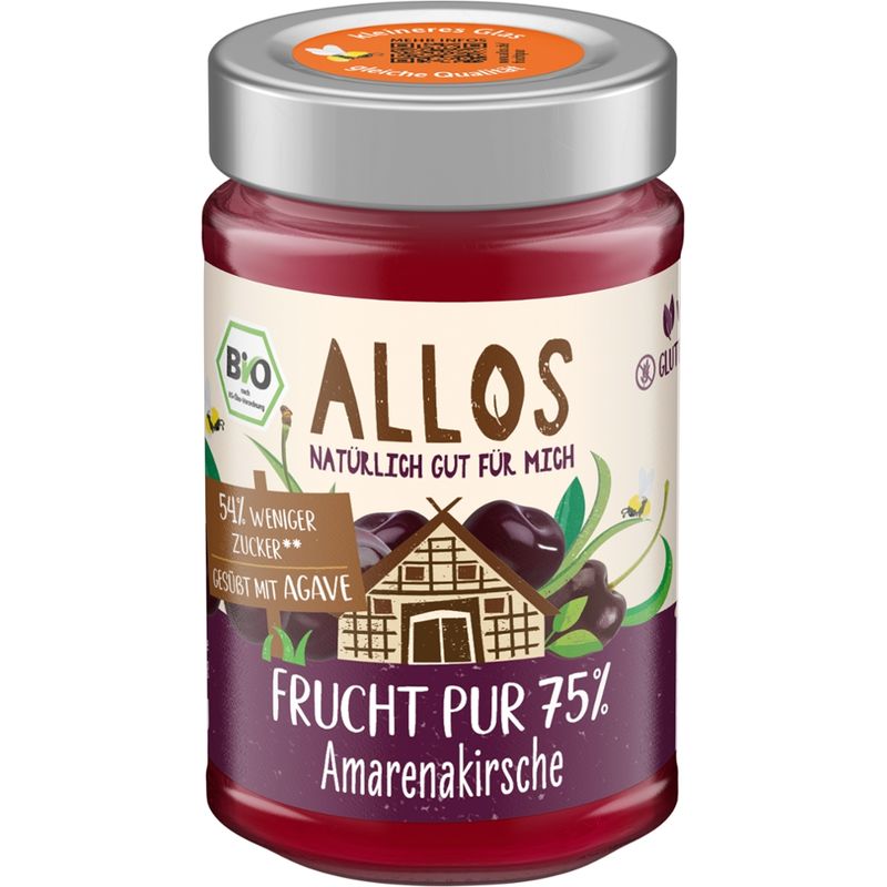 Allos Frucht Pur 75% Amarenakirsche - Produktbild