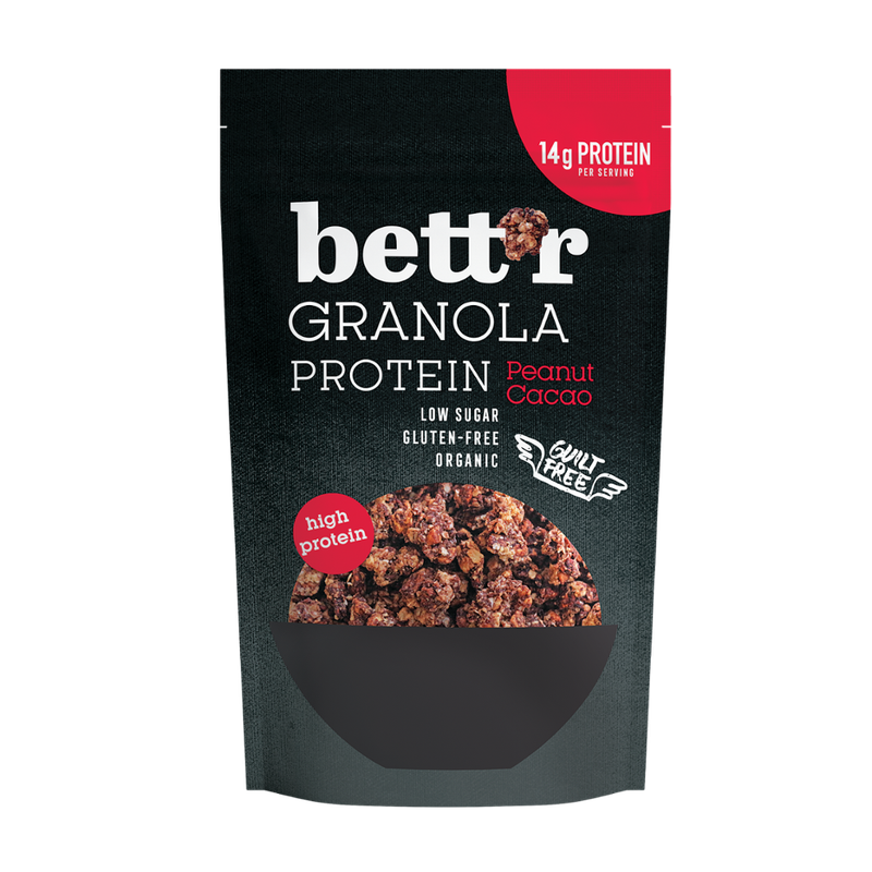 Bett'r Bio Knusper-Müsli  mit Erdnüssen und Kakao, Bett'r, 300g - Produktbild