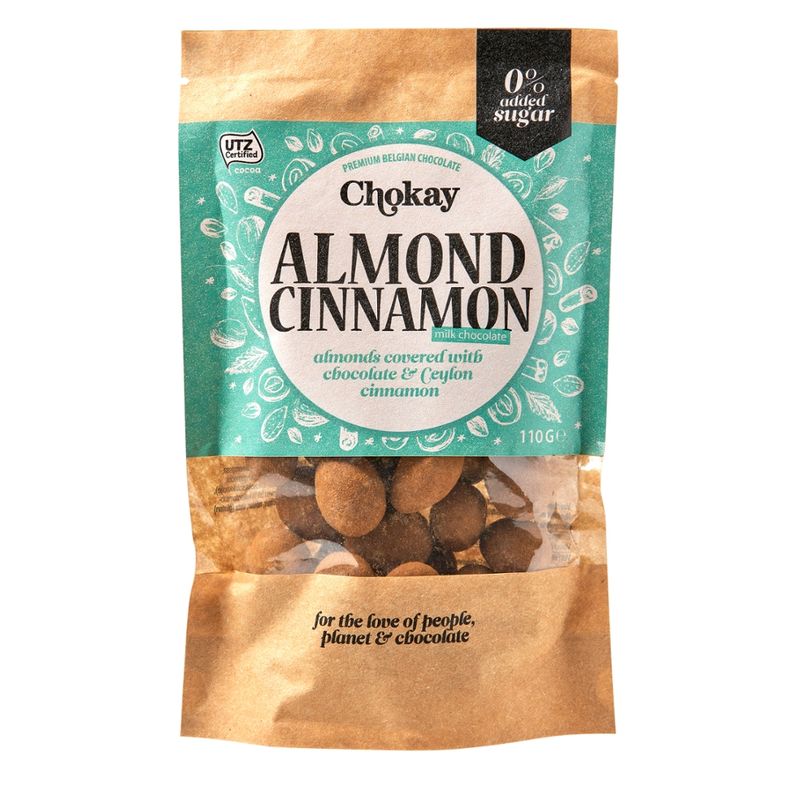 Chokay BV Chokay - Bites - Almond Cinnamon FairTrade, 85g - Produktbild