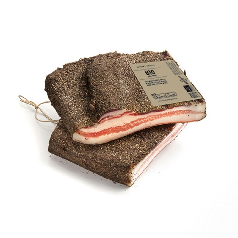 PrimaVera Bio Pancetta luftgetrocknet halbiert im Vakuum - Produktbild