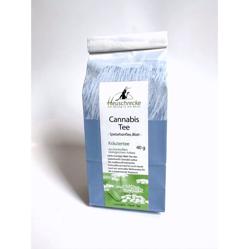 Heuschrecke Cannabis Tee, Hanftee, aus Speisehanf, kbA - Produktbild