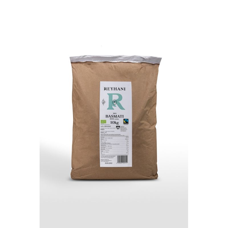 Reyhani Reyhani Bio Basmati weiß Fairtrade 10kg - Produktbild