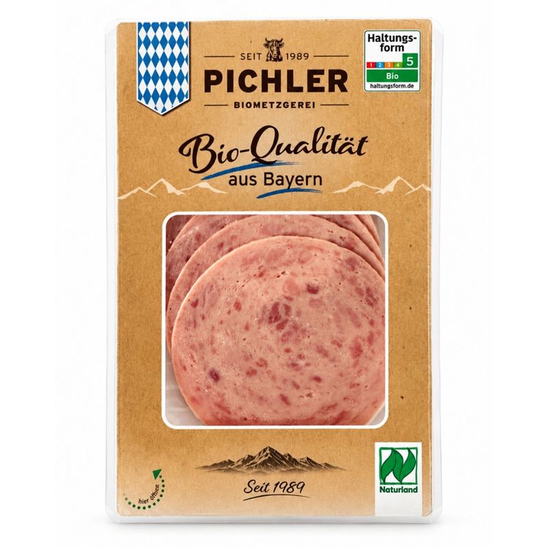 Biometzgerei Pichler Bio-Jagdwurst 70g, Naturland, SB - Produktbild