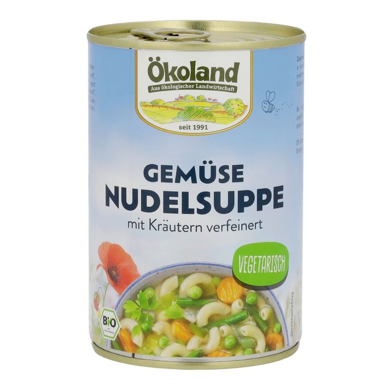 ÖKOLAND Gemüse-Nudelsuppe - Produktbild