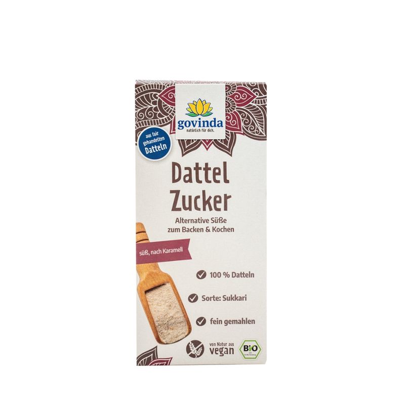 Govinda Dattel Zucker Alternative Süße zum Backen & Kochen - Produktbild
