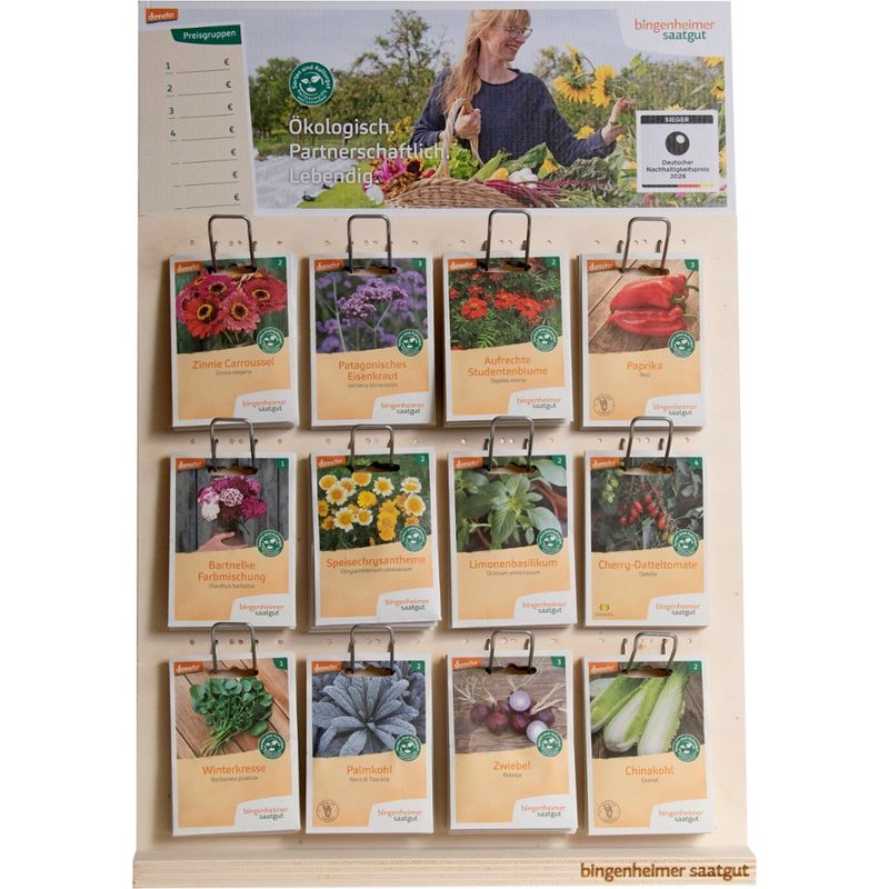Bingenheimer Saatgut Neuheiten Sortiment - Produktbild