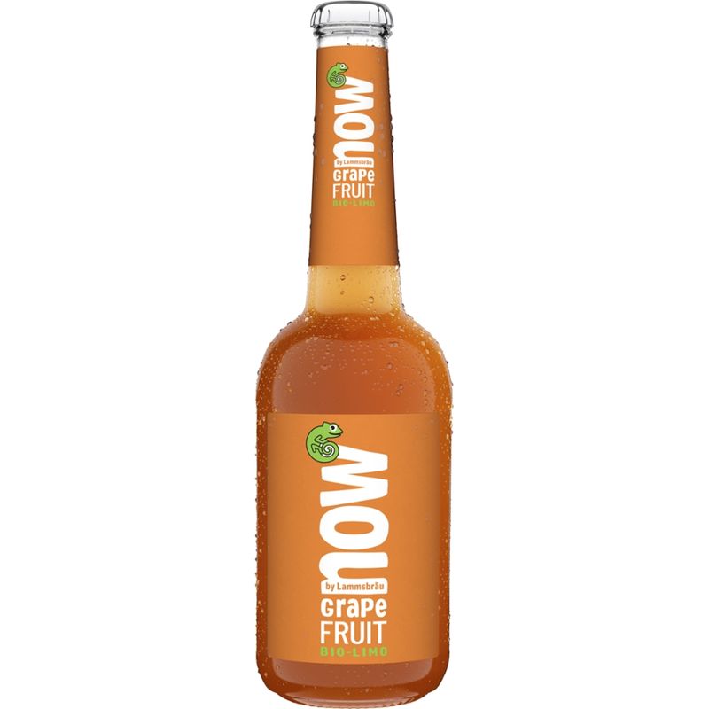 now now Bio Limo Grape Fruit 0,33l - Produktbild