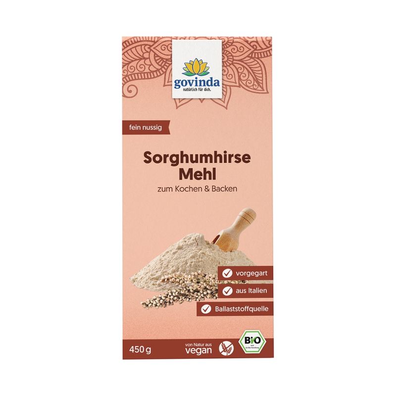 Govinda Sorghumhirse Mehl zum Kochen & Backen - Produktbild