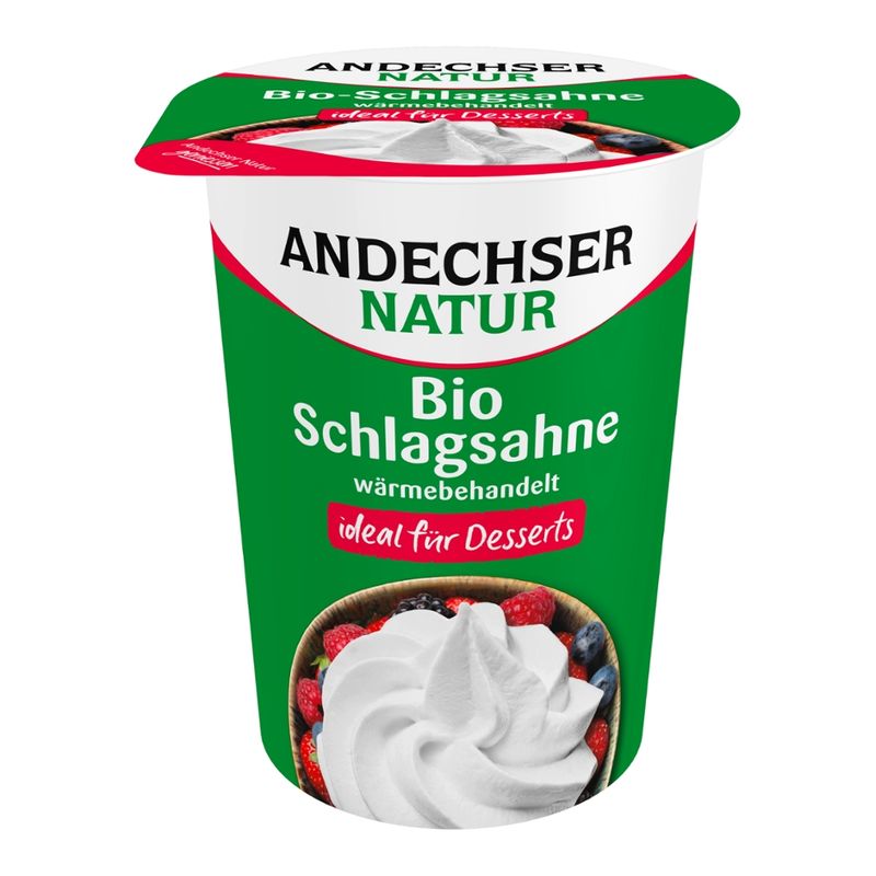 Andechser Natur Bio Schlagsahne 30% - Produktbild