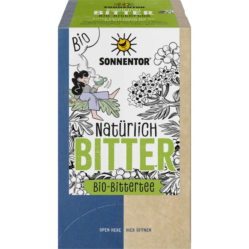 Sonnentor Bittertee Natürlich BITTER, Doppelkammerbeutel - Produktbild