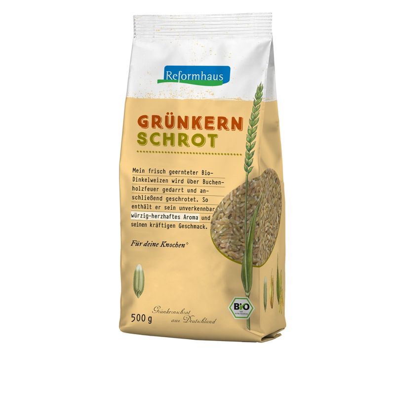 Reformhaus Grünkernschrot, grob, bio - Produktbild