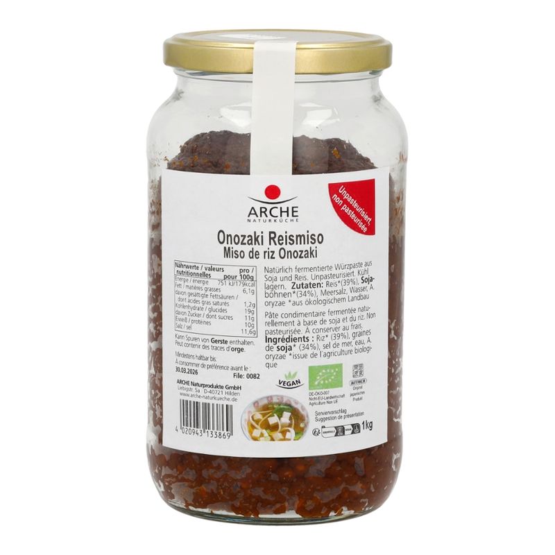 Arche Naturküche Onozaki Reismiso - Produktbild