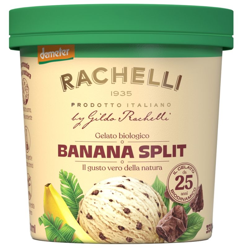 Gildo Rachelli Créme glacée à la banane avec morceaux de chocolat - Produktbild