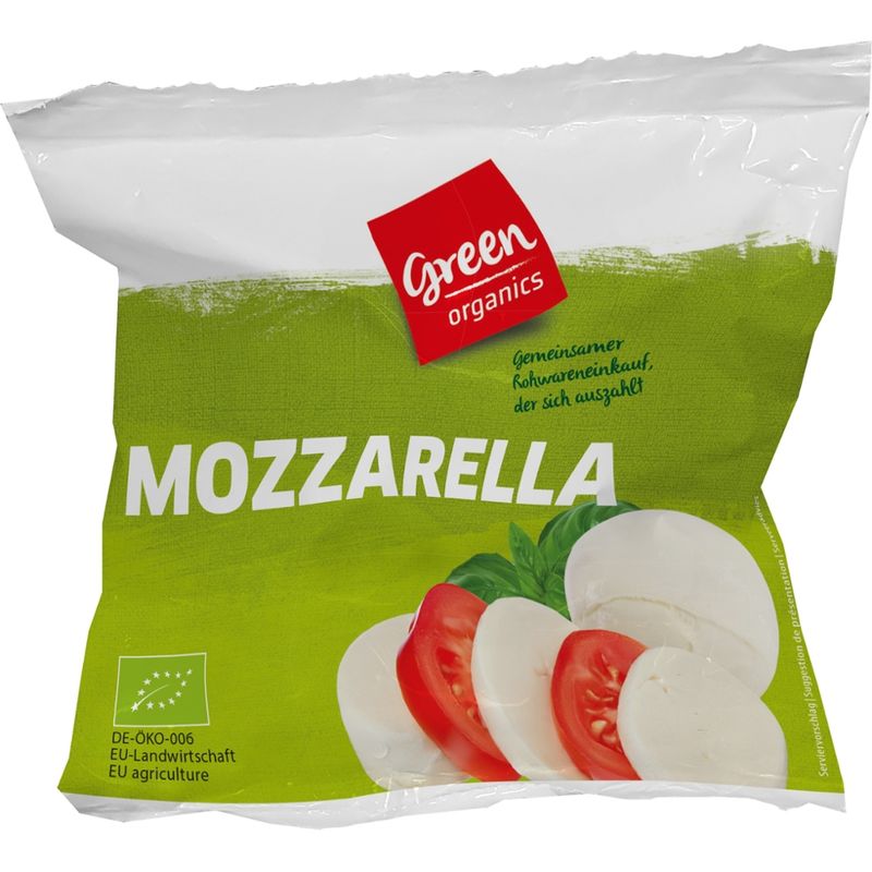greenorganics Mozzarella Kugel 125g - Produktbild