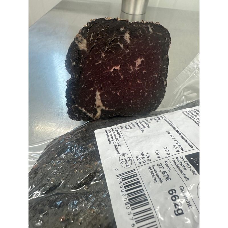 Metzger Max Bio Carpaccioschinken Rind, Theke - Produktbild