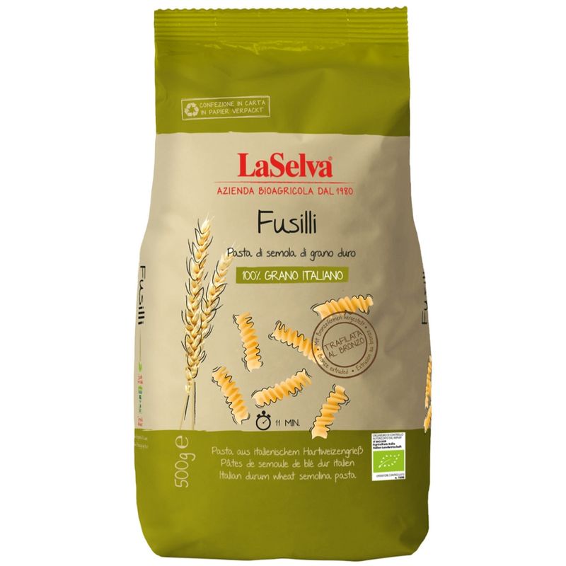 LaSelva Fusilli - Teigwaren aus Hartweizengrieß - Produktbild