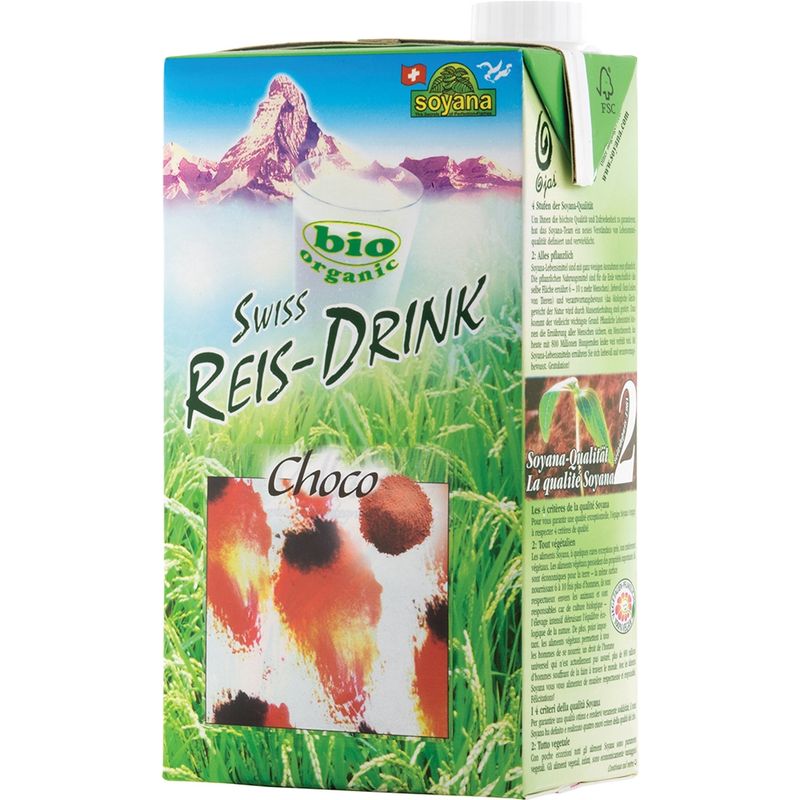 Soyana Swiss Reis-Drink Choco 1l - Produktbild