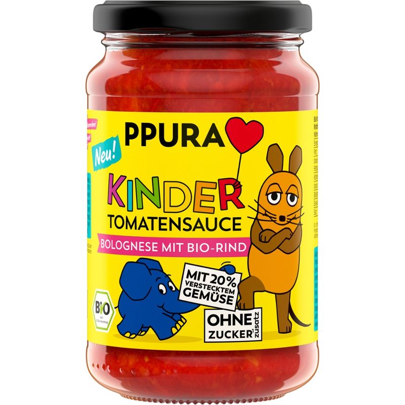 PPURA BIO Sugo KINDER - Bolognese mit extra Gemüse - Produktbild