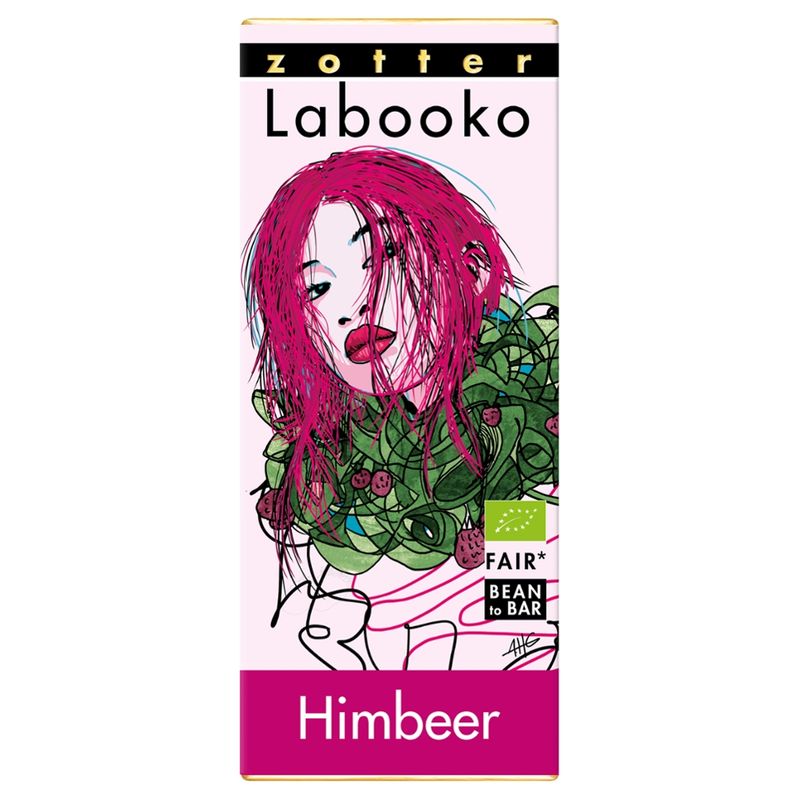Zotter Schokolade Labooko - Himbeer - Produktbild