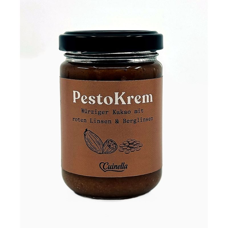 Cuinella PestoKrem Würziger Kakao mit roten Linsen & Berglinsen - Produktbild
