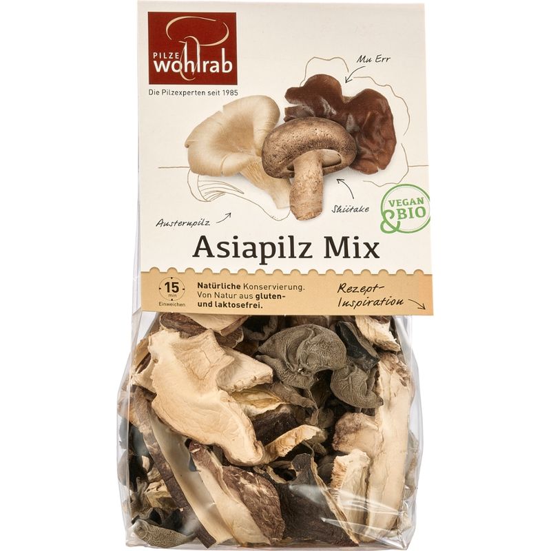 Pilze Wohlrab BIO Asiapilz Mix á 30 g - Produktbild
