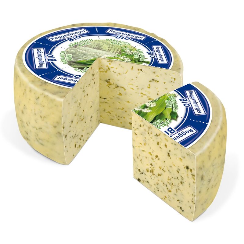 Roggenburger Bio Roggenburger Bio Bärlauchkäse, Bio - Schnittkäse - Produktbild