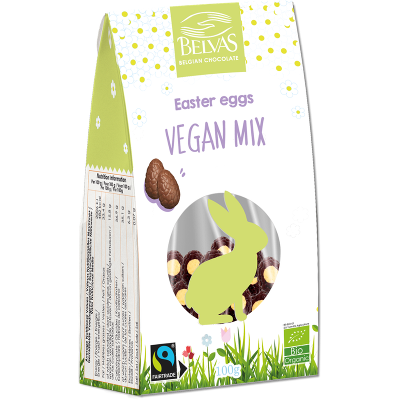 Belvas Belvas Easter Eggs Vegan Mix 100g - Produktbild