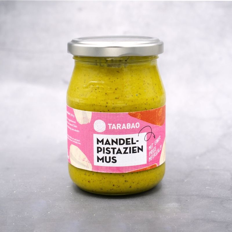 TARABAO Mandel-Pistazienmus im Pfandglas - Produktbild