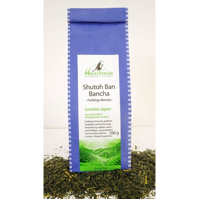 Heuschrecke Shutoh-Ban Japan Ban-Cha, Grüntee kbA - Produktbild
