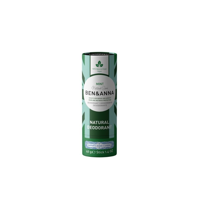 Ben&Anna Natural Care Ben&Anna Natural Care Papertube Deodorant Mint 40g - Produktbild