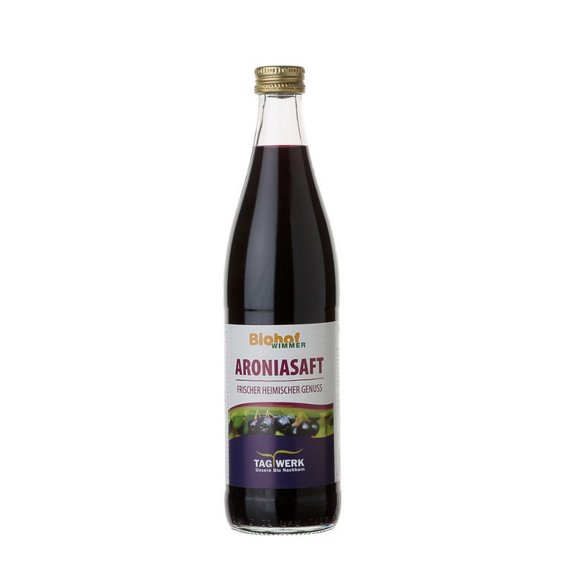 TAGWERK Aroniasaft, naturtrüb vom Biohof Wimmer - Produktbild