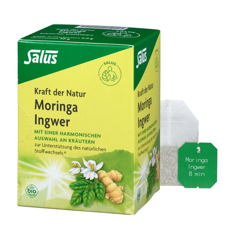 Salus® Salus® Kraft d. Natur Moringa IngwerKrTee bio 15FB - Produktbild