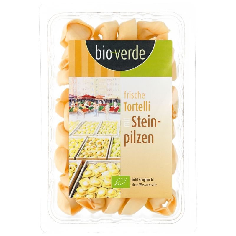 bio-verde Frische Tortelli mit Steinpilz 250 g - Produktbild