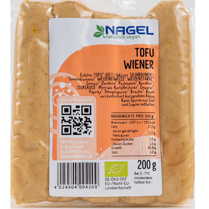 NAGEL Tofu Wiener (5 Stk) 200g - Produktbild