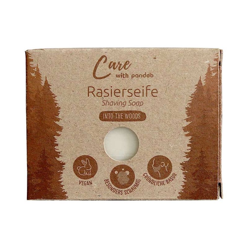 pandoo Rasierseife Into the Woods 100g, 1 Stück - Produktbild