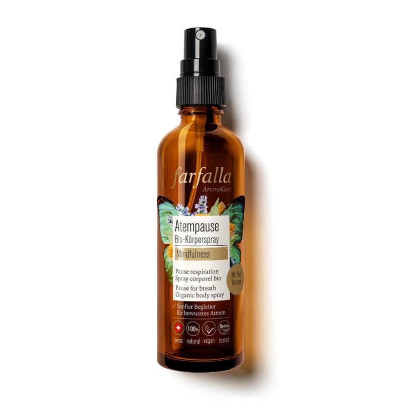 farfalla Mindfulness, Atempause Bio-Körperspray, 75ml - Produktbild