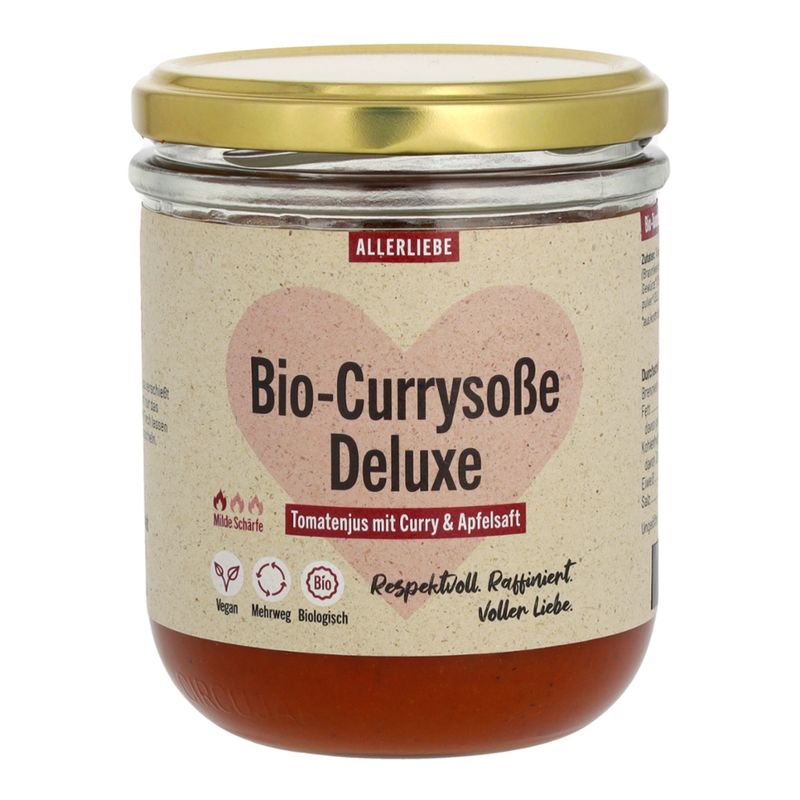 ALLERLIEBE ALLERLIEBE Bio Currysoße Deluxe im Glas 380g - Produktbild
