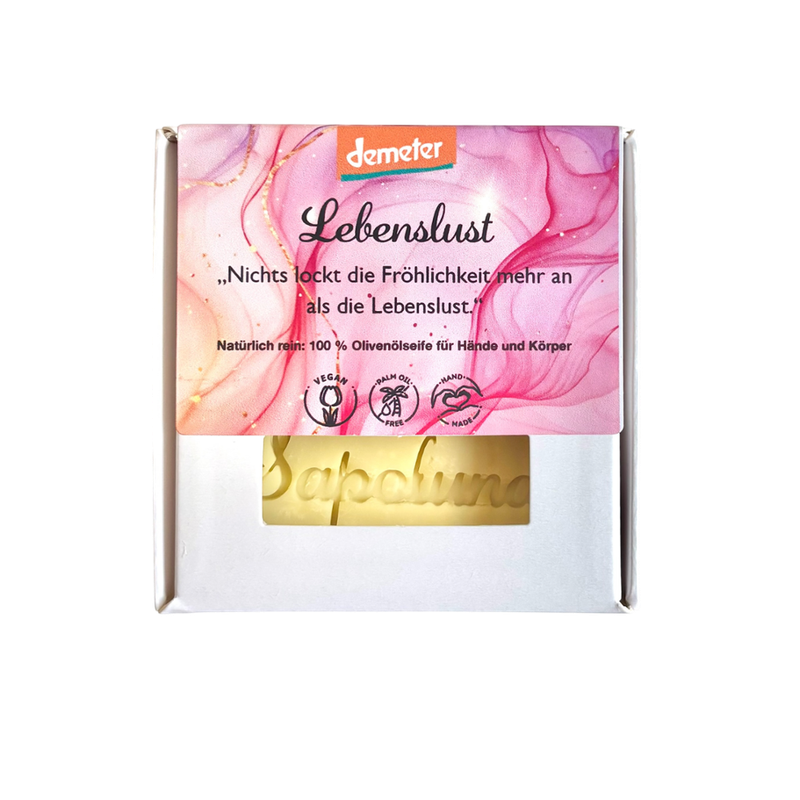 Sapoluna Demeter Olivenöl-Seife Lebenslust - Produktbild