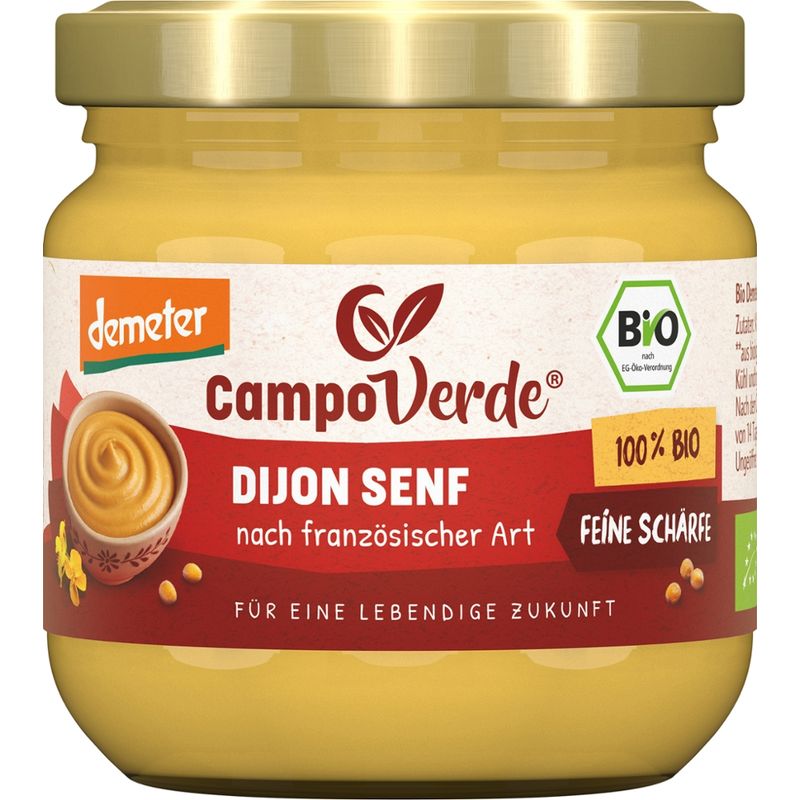 Campo Verde CV demeter Dijon Senf 200ml - Produktbild