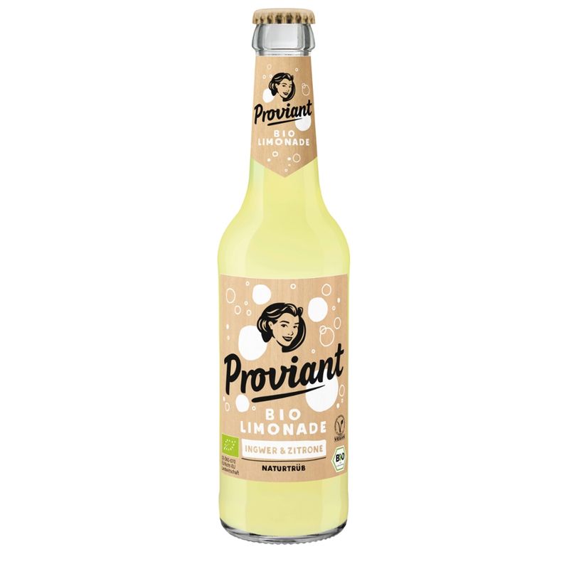 Proviant Berlin Ingwer + Zitronenlimonade (Bio) - Produktbild
