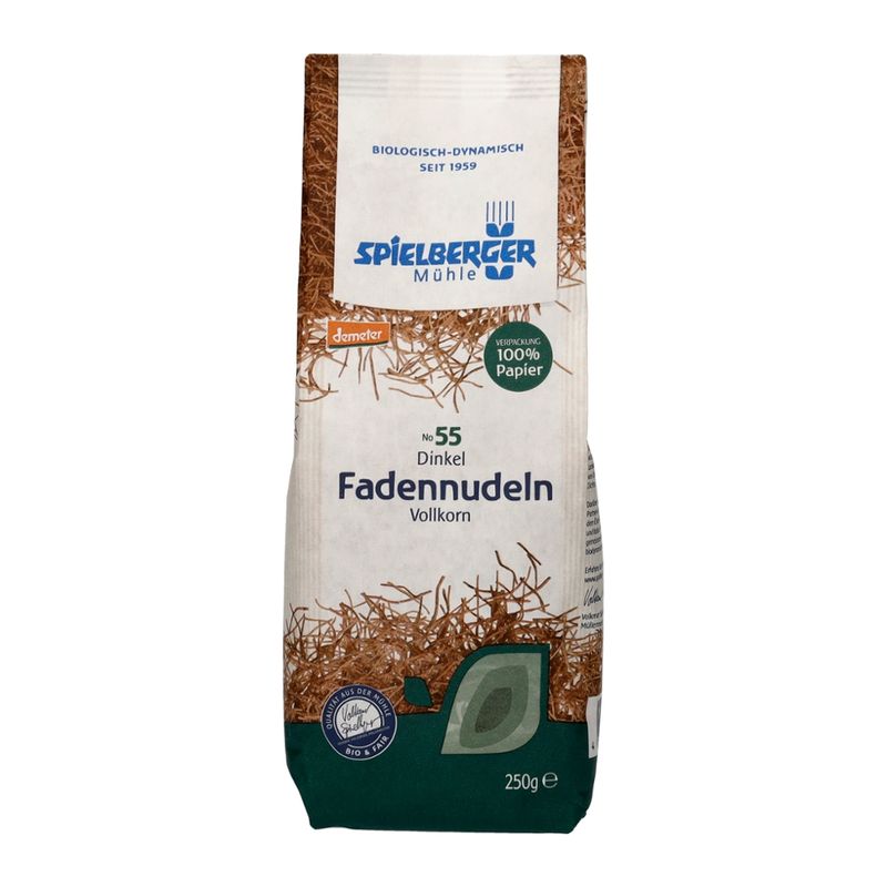 Spielberger Mühle Dinkel Fadennudeln, vollkorn, demeter - Produktbild